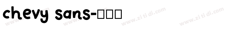 chevy sans字体转换